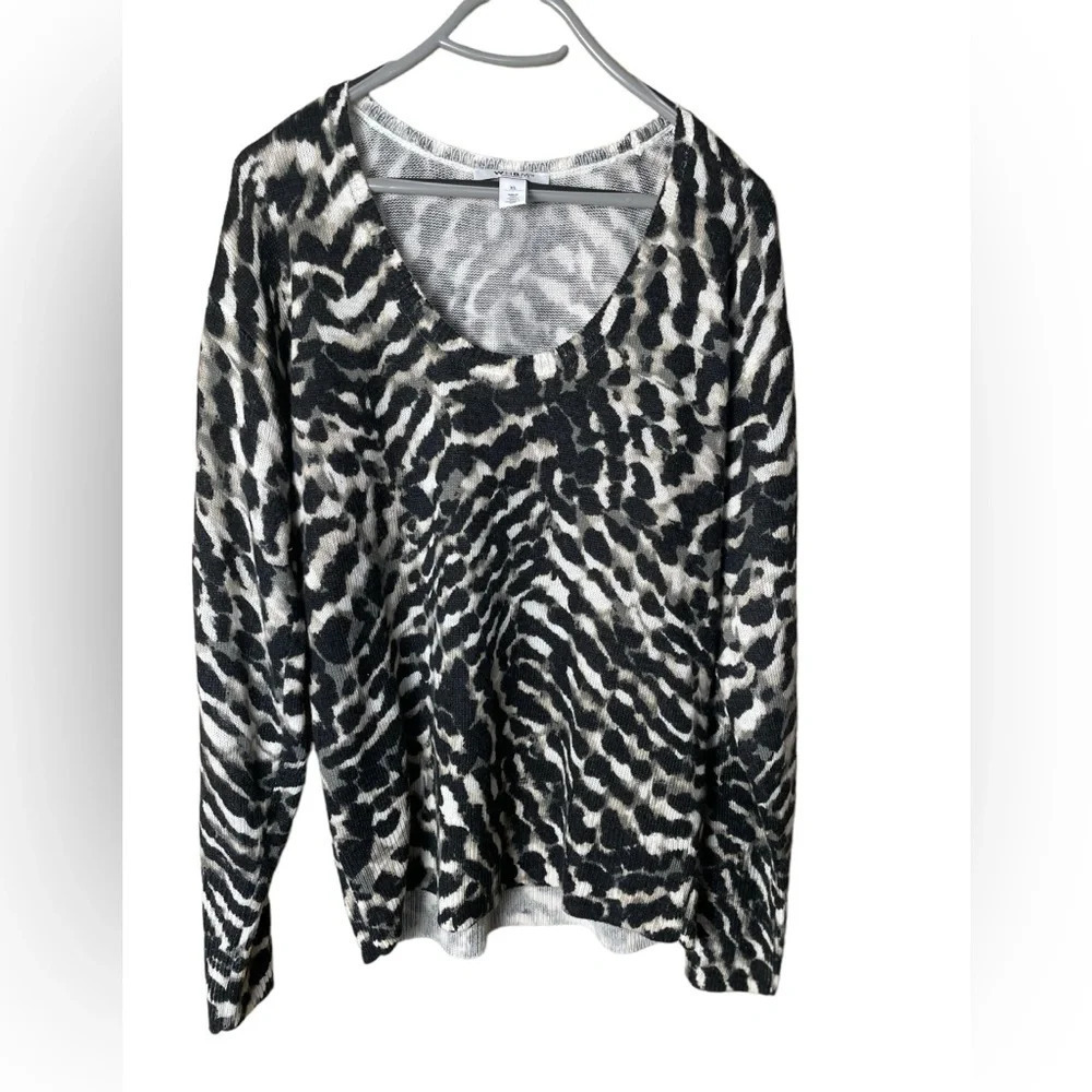 WHBM animal print sweater